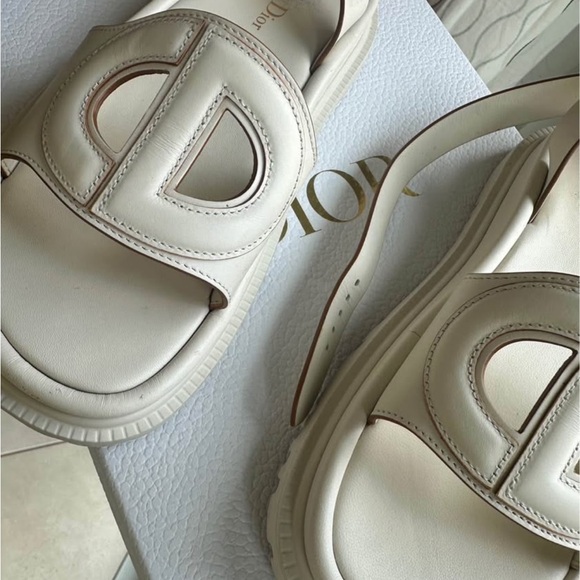 Off-White Cream Women's Sandals - Picture 1 of 6